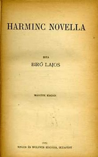 Br Lajos - Harminc Novella