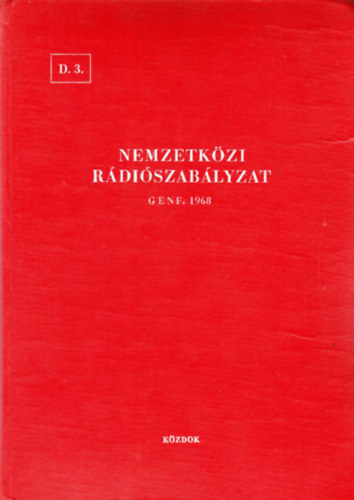 Nemzetk�zi r�di�szab�lyzat