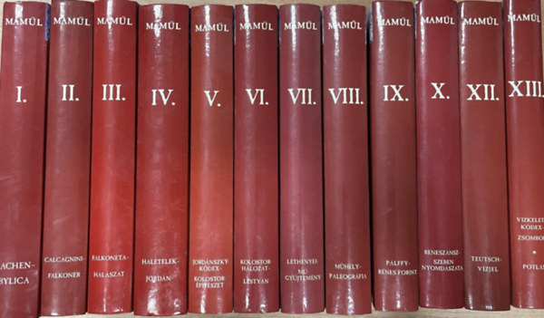 K�szeghy P�ter  (f�szerk.) - Magyar m�vel�d�st�rt�neti lexikon I-XIII. (A XI. k�tet hi�nyzik)