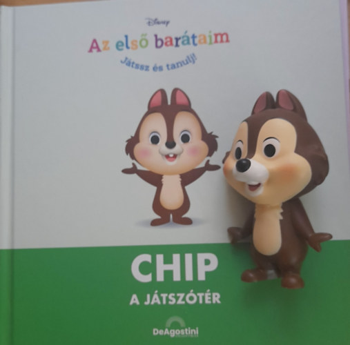 jacek Marczenko rkos Eszter  (szerk.) - Disney - Az els bartaim, Jtssz s tanulj! 14. Chip - A jtsztr - Ajndkfigurval!