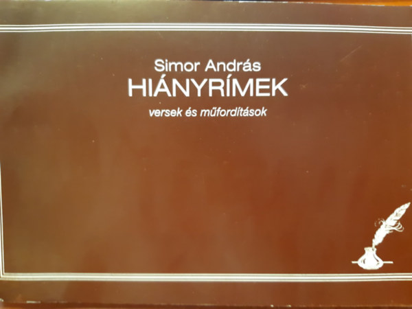 Simor Andrs - Hinyrmek - versek s mfordtsok