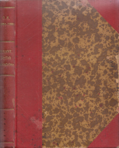 Walter Besant Besant Walter - A f�rfiak forradalma