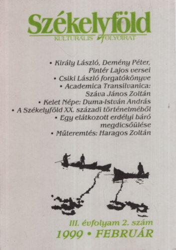 Moln�r Vilmos, L�v�tei L�szl� Gy�rgy Attila - Sz�kelyf�ld Kultur�lis Foly�irat 1999. febru�r III. �vf. 2, sz�m
