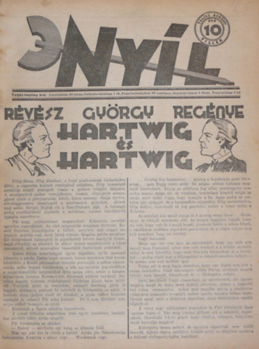 Dr. Szántó Andor (szerk.) - Nyíl I. évfolyam 25. szám