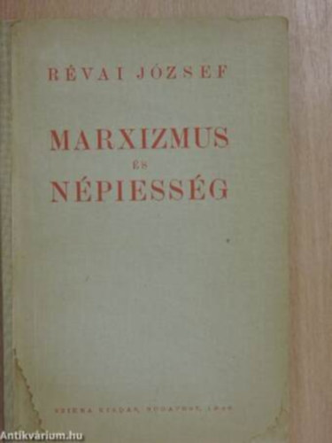 Rvai Jzsef - Marxizmus s npiessg