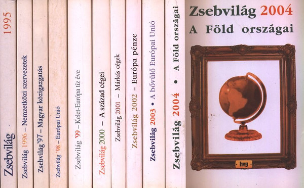 Vass P�ter  Simon �kos (szerk.) - 10 db. Zsebvil�g (1995-2004.)