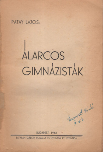 Patay Lajos - larcos gimnzistk