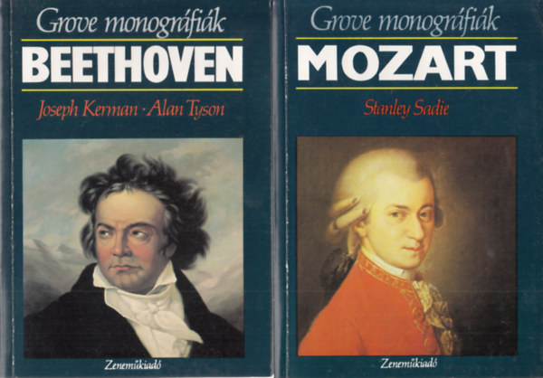 Grove monogrfik: Mozart (Stanley Sadie), Beethoven (Joseph Kerman, Alan Tyson) (2 m)
