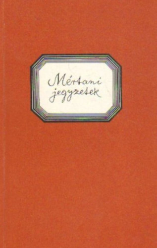 M�rtani jegyzetek