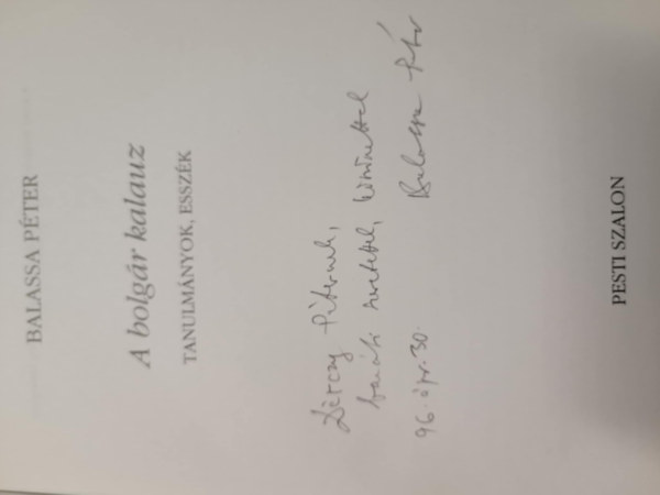 Balassa P�ter - A bolg�r kalauz