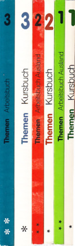 Themen 1-3. - Kursbuch 1-3. + Arbeitsbuch 1-3. (6 k�tet)