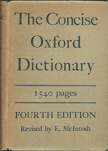 Fowler - The Concise Oxford Dictionary