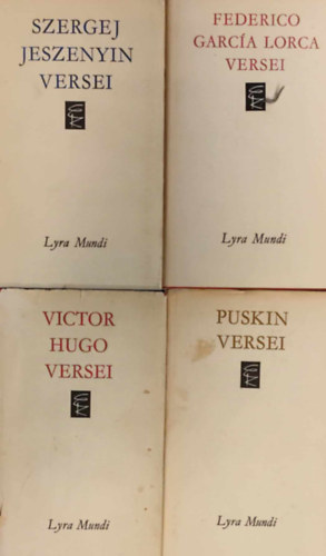 4 db Lyra Mundi verseskötet