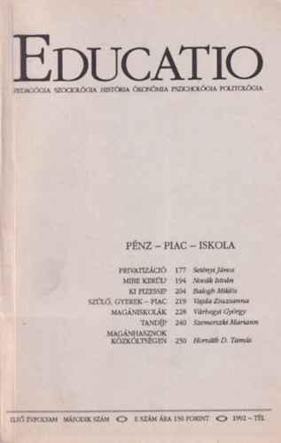 Kozma Tam�s - Educatio 1992. T�l
