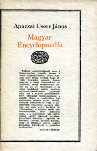 Apczai Csere Jnos - Magyar encyclopaedia
