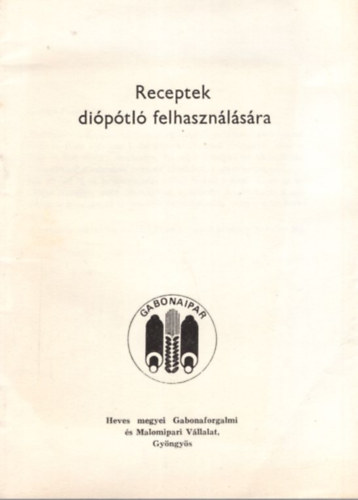 Receptek diptl felhasznlsra