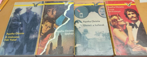 Agatha Christie - 4 db Agatha Christie krimi (cmek a termklersban, sajt fot)