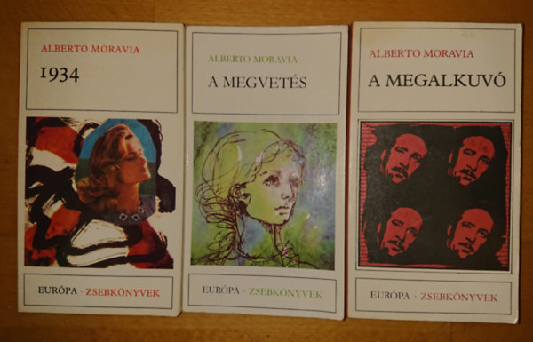 Alberto Moravia - 3 knyv Alberto Moravitl: 1934, A megvets, A megalkuv