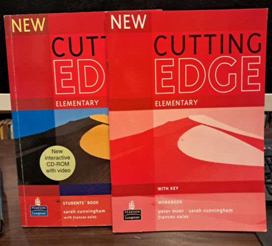 Frances Eales-Sarah Cunningham-Peter Moor - New Cutting Edge Elementary - Workbook with key+New Cutting Edge - Elementary Student's Book with Mini-Dictionary+CD