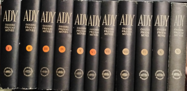 Ady összes prózai művei I-XI. (kritikai kiadás)