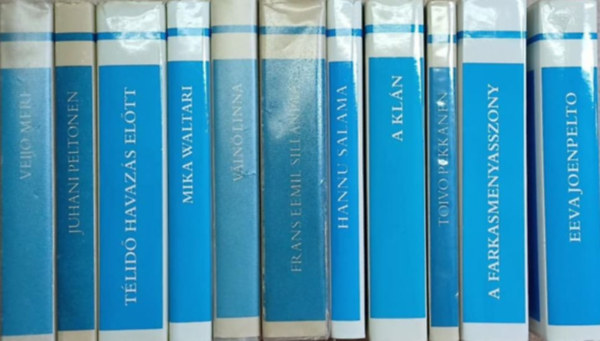 Eeva Joenpelto, Toivo Pekkanen, Tauno Kaukonen, Hannu Salama, Frans Eemil Sillanp��, V�in� Linna, Mika Waltari, Juhani Peltonen, Veijo Meri - 11 db a Finn Irodalom K�nyvt�ra sorozatb�l: Huzatos eszten�k - A farkasmenyasszony - Egy falat keny�r