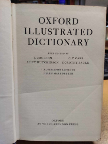 Coulson; Carr; Hutchinson; Eagle - Oxford Illustrated Dictionary