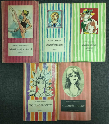 Jarmila Dedkov, Nagy Katalin, Betty Cavanna, Kszegi Imre, Kertsz Erzsbet - (5db) Cskos Knyvek ifjsgi knyvcsomag a 12-16. ves korosztly szmra: Martina jra tncol / Napraforg-lny / Mintha nvrek lennnk / Tollas konty / A lmps hlgy