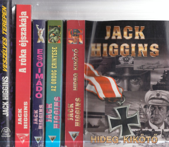 Jack Higgins - 5 db. (Hideg kikötő + Az ördög érintése + Esőimádó + A róka éjszakája + Veszélyes terepen)