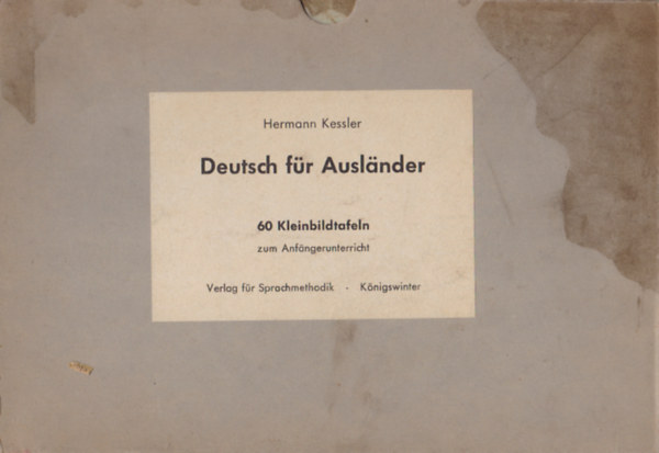 Hermann Kessler - Deutsch fr Auslnder - 60 Kleinbildtafeln zum Anfngerunterricht