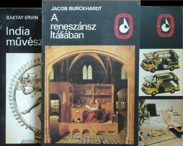 Baktay Ervin - Jacob Burckhardt - Dvorszky Hedvig - Képzőművészeti Zsebkönyvtár könyvcsomag (3 kötet)