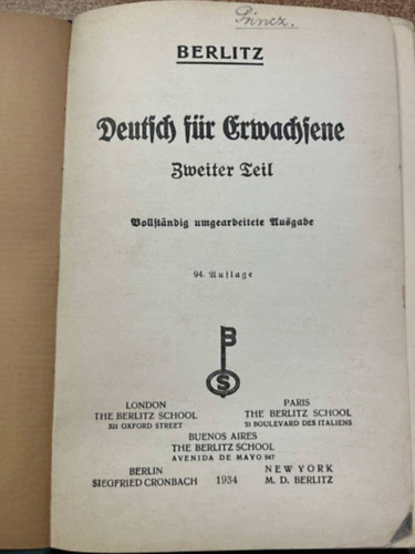 Deutsch f�r Erwachsene 2.