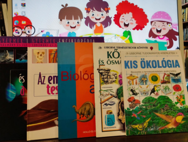 Martyn Barmwell, Jose Tola Richard Spurgeon - Gyerek ismeretterjeszt KNYVMENT AJNLAT 5 darabos. Kis kolgia, Kzetek s smaradvnyok, Biolgia atlasz, Az emberi test, A Nap s a bolygk
