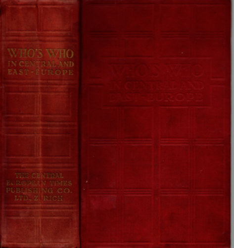 Stephen Taylor - Who's Who in Central and East-Europe 1933/34