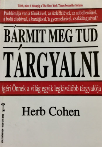 Herb Cohen - B�rmit meg tud t�rgyalni