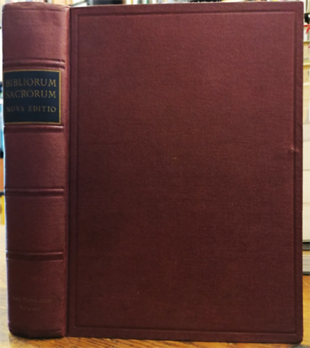 Bibliorum Sacrorum (nova editio)