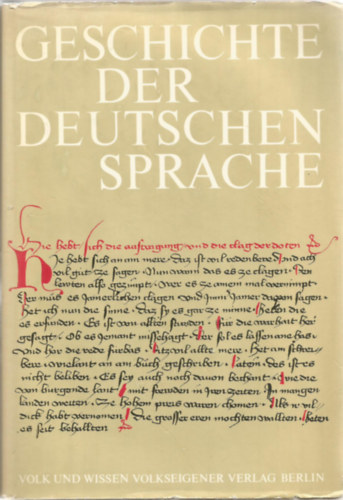 Wilhelm Schmidt - Gesichichte der Deutschen Sprache