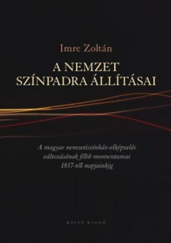 Imre Zoltn - A nemzet sznpadra lltsai - A magyar nemzetisznhz-elkpzels vltozsnak fbb momentumai 1837-tl napjainkig