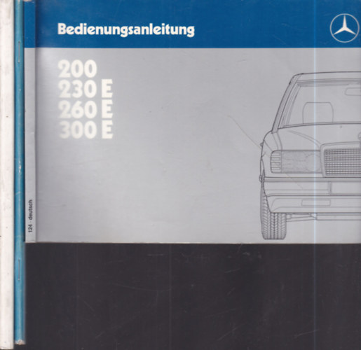 3 db. Mercedes-Benz (szervízkönyv, használati utasítás)- eredeti tokban (német nyelvű)