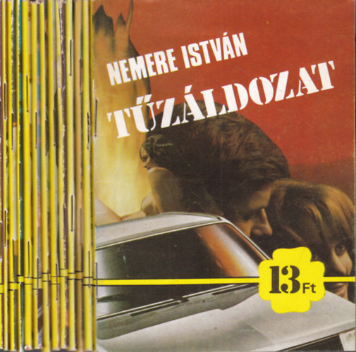 Szab� J�zsef Jen�, Andr� Corin, Cz�re B�la, Peter Stock, Mettew Gardener, V�gh Oszk�r, H. Barta Lajos, Polg�r Andr�s, B�n Ern�, D. Szab� L�szl�, Veszpr�mi Mikl�s, Fe K�rp�ti Tam�s - 30 db 13 Ft-os krimi