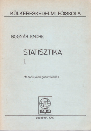 Bognr Endre - Statisztika I-II.