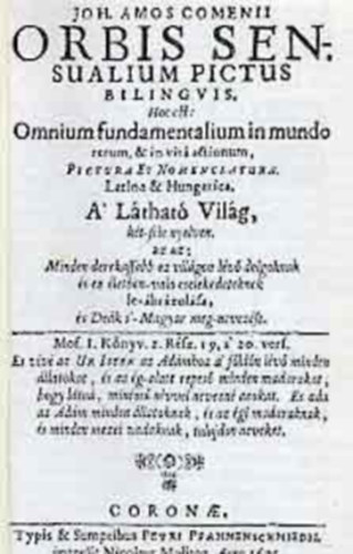 Johannes Amos Comenius - A lthat vilg (Orbis Sensualium Pictus)