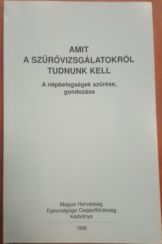 Ajkay Zoltn dr. - Amit a szrvizsglatokrl tudnunk kell (a npbetegsgek szrse,...)