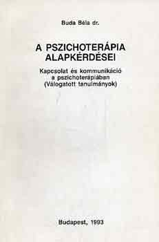 Dr. Buda Bla - A pszichoterpia alapkrdsei