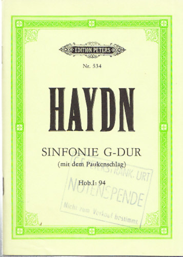 Haydn - Sinfonie G-Dur