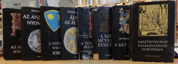 Dmmerth Dezs, Bals Gbor Halsz Zoltn - 8 db Utazsok a mltban s jelenben. Gasztronmiai kalandozsok Eurpban; A kt Hunyadi; A szkely mvelds vszzadai; A titokzatos jelbeszd; lmos, az ldozat; A szkelyek nyomban; Az Anjou-hz nyomban; Az rpdok nyom