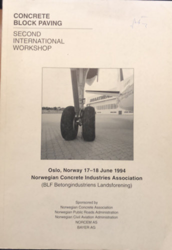 Proceedings - Concrete block paving - Second International Workshop 1994 Oslo - angol