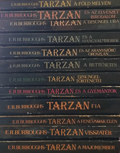 Edgar Rice Burroughs - 12 db Tarzan ktet