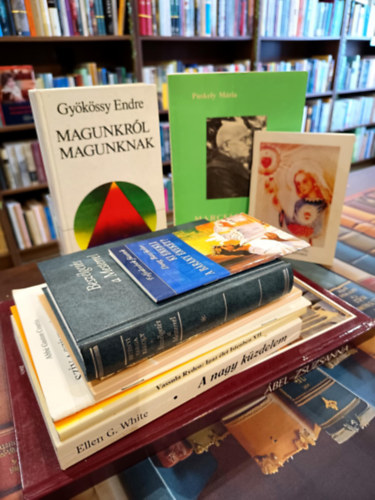Gyökössy Endre, Georges Chevrot, Hetényi Varga Károly, Abbé Gaston Courtois, Ellen G White, Jan Rouw, Doug Batchelor Ábel Zsuzsanna - Vallás könyvcsomag 11 darabos KÖNYVMENTŐ AJÁNLAT: Képes bibliai lexikon, Magunkról magunknak, A tékozló fiú, Szeplőtlen szívvel a szentségi szívhez, Beszélgetés a mesterrel, Szív a szíven Jézussal, A nagy küzdelem, Isten hozott az
