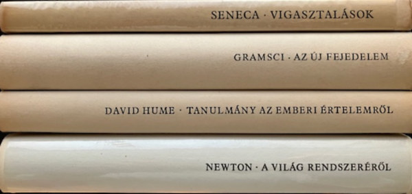 David Hume, Gramsci, Seneca Isaac Newton - Filozfiai knyvcsomag (4 ktet )