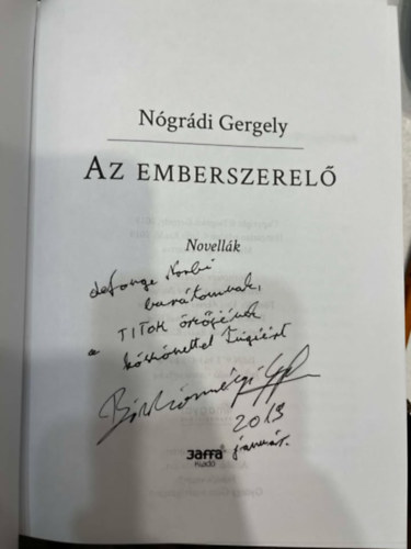 Ngrdi Gergely - Az emberszerel